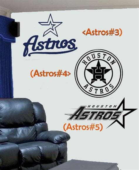 Houston Astros 3 Vinyl Decal Car Truck Window Wall Office Etsy