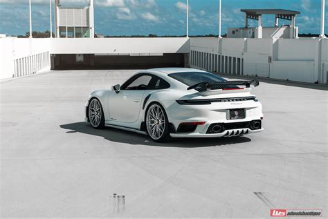 White 992 Turbo S With TechArt Body Kit More By Wheels Boutique