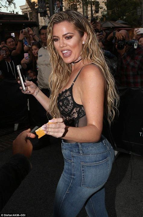 Khloe Kardashian Dons Lacy Bodysuit And Jeans As She Beefs Up Security Khloe Kardashian Style