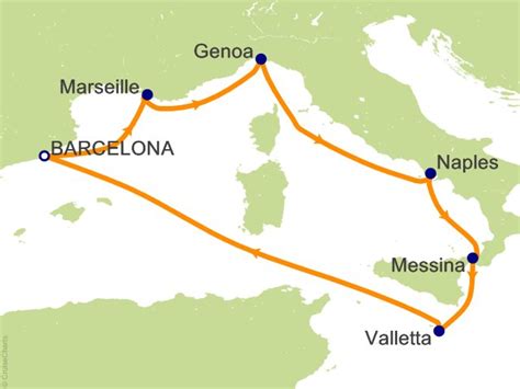 Msc Cruises Mediterranean Cruise 7 Nights From Barcelona Msc World