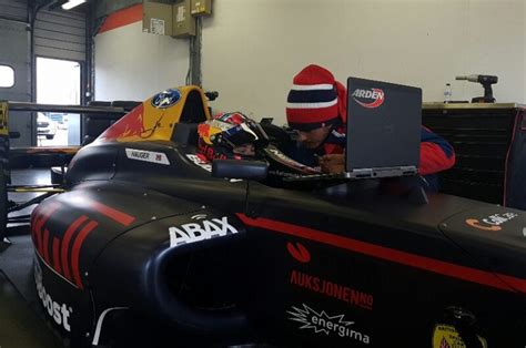 Dennis hauger himself is very happy with the opportunity given to him: Arden's Dennis Hauger on top once again in British F4 ...