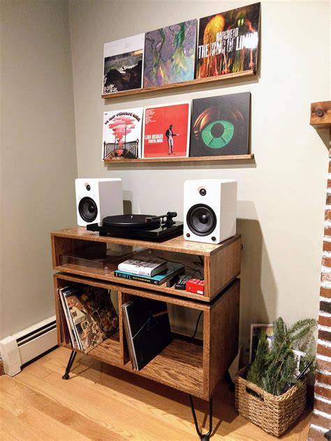 Records sometimes get damaged to the point where they no longer play. Pin by Jenny Harper on Home in 2020 | Vinyl record furniture, Turntable furniture, Record table