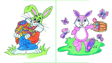 How to draw an easter bunny holding an egg subscribe to our channel here bit.ly/dwisubscribe you can also find us on learn how to draw an easter bunny with this easy drawing lesson for kids from super simple draw! Easter Drawing - How to Draw Easter Bunny - YouTube