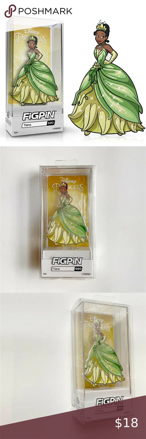 Disney Princess Tiana Princess And The Frog Pin Figpin Collectible