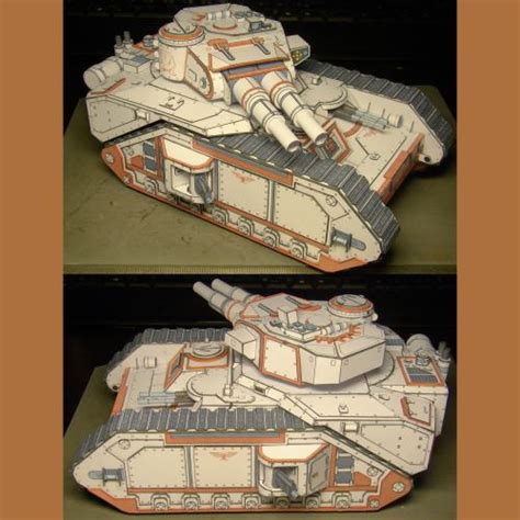 Wh40k Macharius Tank Paper Model