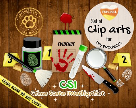 Csi Crime Scene Investigation Png Clip Arts For Diy Projects Etsy