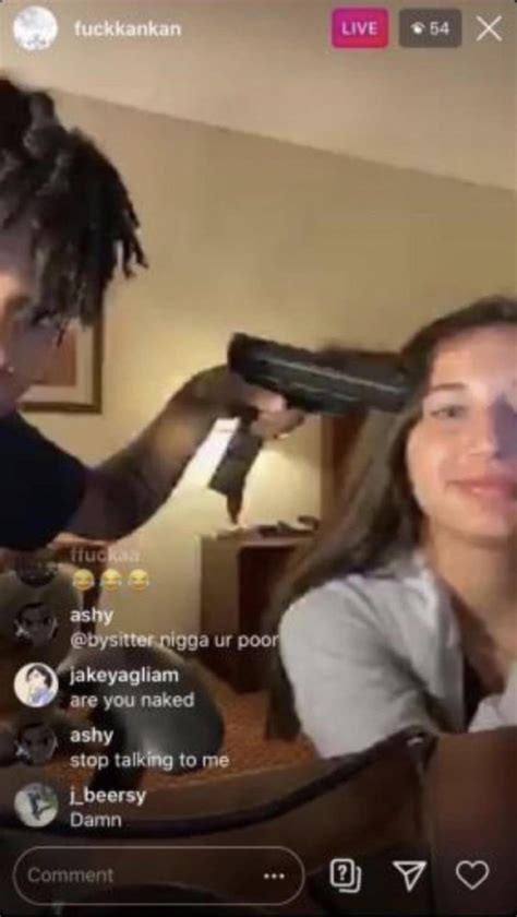 Dallas Rapper “kankan” Pointing A Gun Directly At A Girl’s Head During A Livestream On Instagram