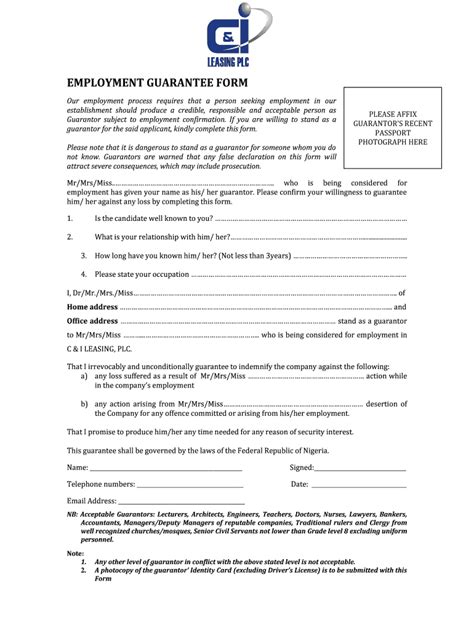 The negotiation helps you feel comfortable with the stipulated agreement policies. Guarantor Form - Fill Online, Printable, Fillable, Blank ...