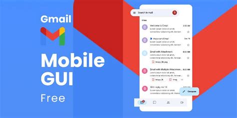 Figma Free Gmail Gui Mobile Ui4free