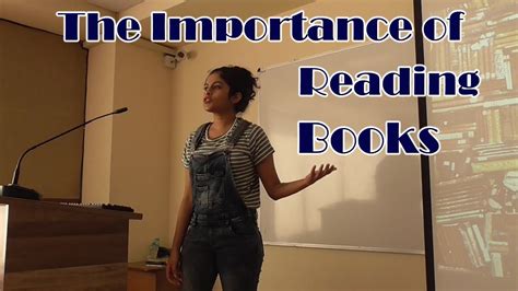 The Importance Of Reading Books Public Speaking Youtube
