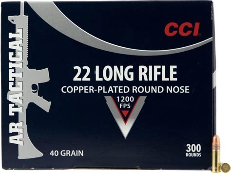 Cci 956 22 Long Rifle Copper Plated Round Nose 40 Gr 300rd Box