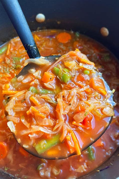 I make homemade cabbage soup with beef and shell pasta. Best Cabbage Soup (One Pot) | One Pot Recipes