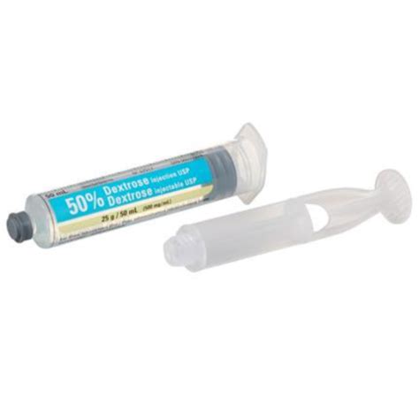 Dextrose 50 Solution 500 Mgml 50 Ml Ansyr Ii Single Use Syringe