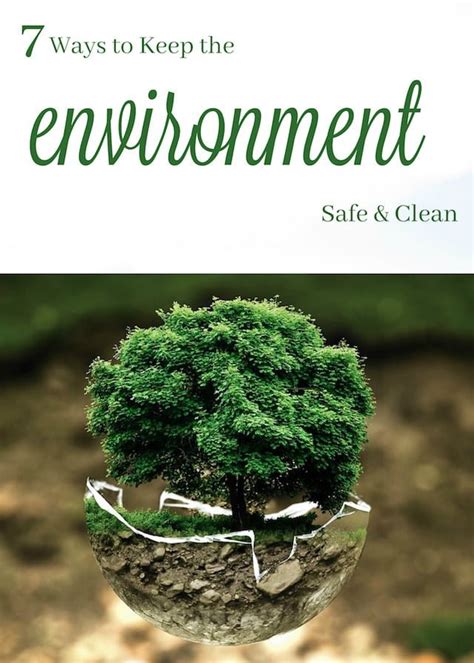 7 Ways To Keep The Environment Safe And Clean