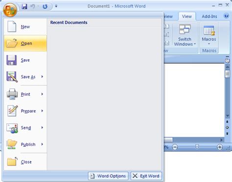 Microsoft Word 2007 Templates Gambaran