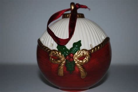 Vintage Christmas Ornament Fitz And Floyd Fragranced Ceramic Etsy