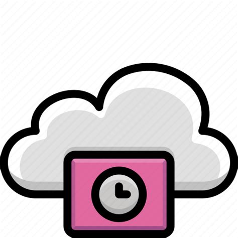 Cloud Colour Functions Please Wait Icon Download On Iconfinder