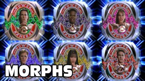 All Power Rangers Morphing Sequences