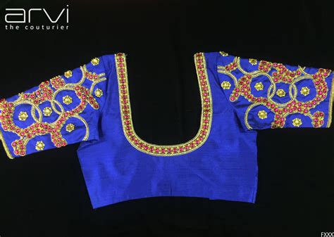Custom Tailored Aari Work Blouse By Arvi The Couturier Work Blouse