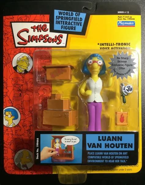 New Luann Van Houten Simpsons Playmates Wos Series 12 Mom Action Figure New 2400 Picclick