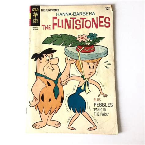 1967 The Flintstones Comic Book Hanna Barbera Fred Flintstone