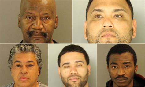 5 Men Charged With Soliciting An Undercover Cop Posing As Prostitute