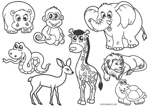 Dibujos de Zoológico para colorear - Páginas para imprimir gratis