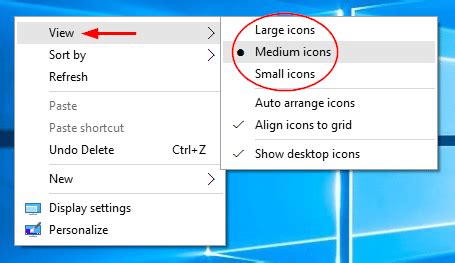 Change the desktop icon size in windows 10 to custom. {SOLVED} How to Change icon Size in Windows 10 ...