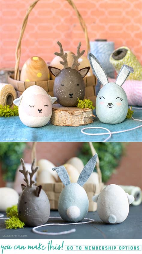 Easter Diy Painted Animal Easter Eggs Diy Tutorial Lia Griffith