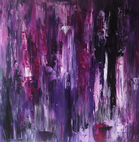 Purple Abstract Painting