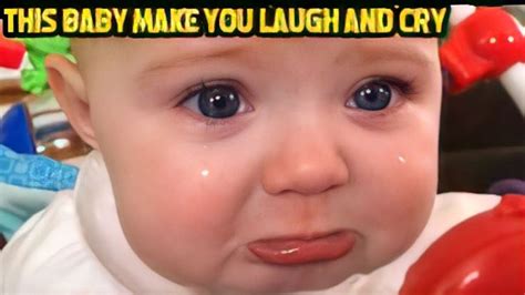 This Baby Make Me Laugh And Cry Youtube In 2021 Baby Jokes Laugh