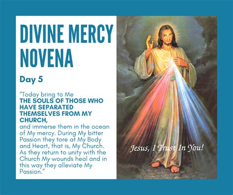 Divine Mercy History And Prayer Saint Bonaventure Catholic Church