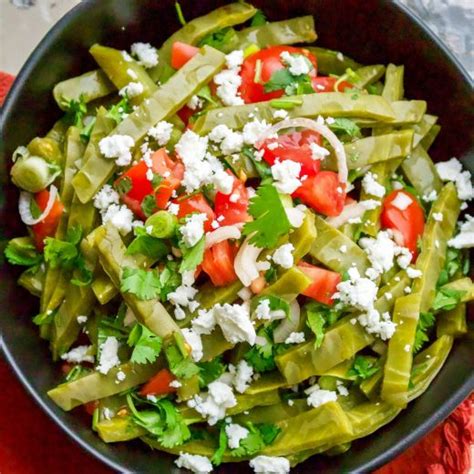 Cactus pads are actually modified stems with a waxy coating. Authentic Mexican Cactus Leaves Salad (Ensalada De Nopales)