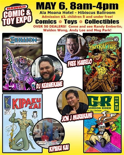 Weekend Events May 5 6 Hawaiian Comic Book Alliance