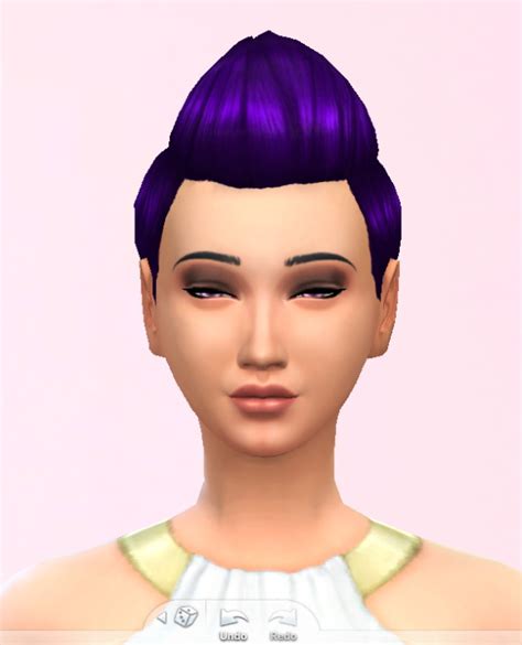 Purple Hair Sims 4 Hair
