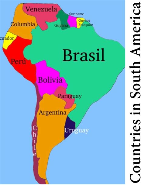 Areas South American Nations List