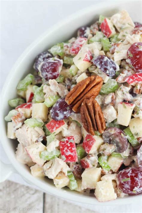 This Chicken Salad With Grapes Also Features Crisp Apples And Crunchy