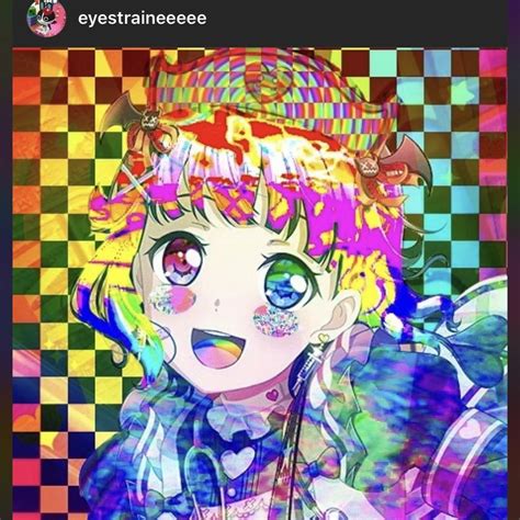 Eyestrain Cyber Aesthetic Poppin Party Anime Parties Cartoon