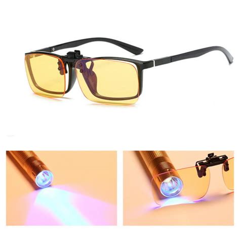 Computer Glasses Clip On Lens Anti Glare Blocking Blue Light Filter Eyeglasses Ebay