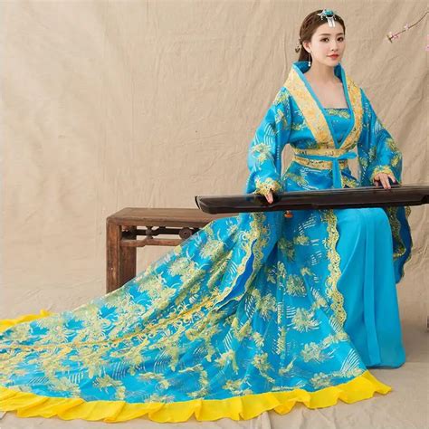 women cosplay fairy costume hanfu clothing chinese traditional ancient dress dance stage wear