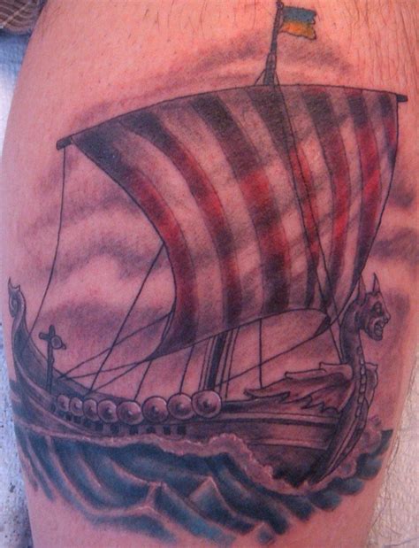Use discount code shop viking axes @ancientsmithy #vikingtattooart use code link to shop ancientsmithy.com/collections/vikingtattooart?ref=t2c7f8gdy9. Ship Tattoos Designs, Ideas and Meaning | Tattoos For You