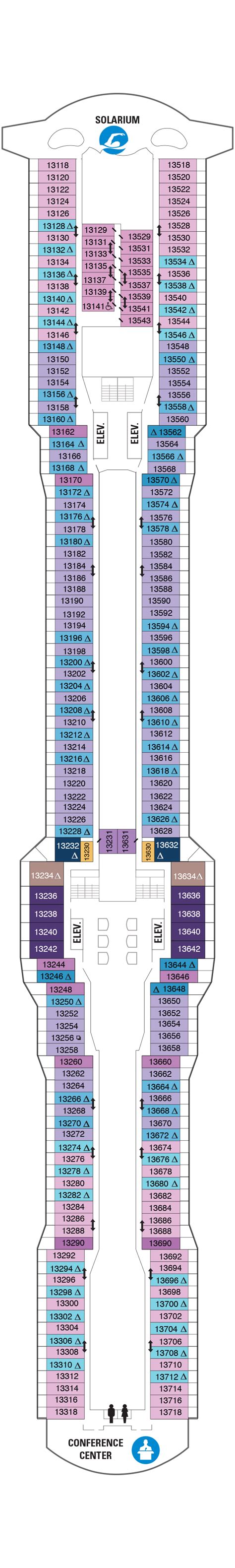Ovation Of The Seas Muster Station Map - Cruise Gallery