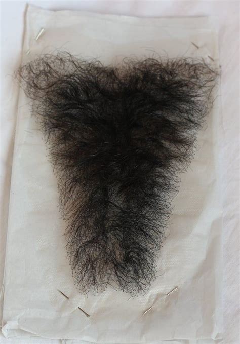 Professional Quality Fine Lace Full Coverage Black Brown Pubic Hair
