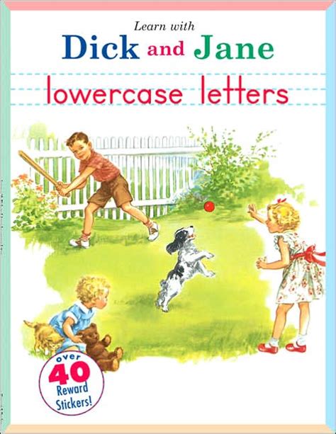 Learn With Dick And Jane Lowercase Letters Workbook With Stickers