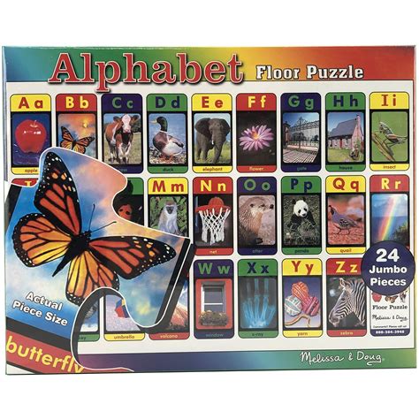 Melissa And Doug 24 Piece Alphabet Floor Puzzle Canadawide Liquidations