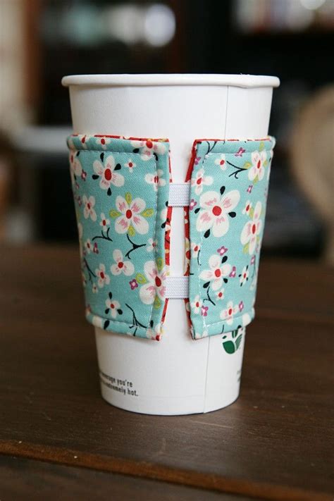 Items Similar To Coffee Cozy Reversible On Etsy Sewing Crafts