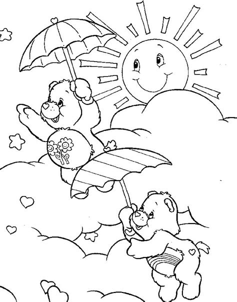 To add to your collection, search 'sunny bunnies books' on amazon. Care Bear Playing On A Sunny Day Coloring Pages - Care ...