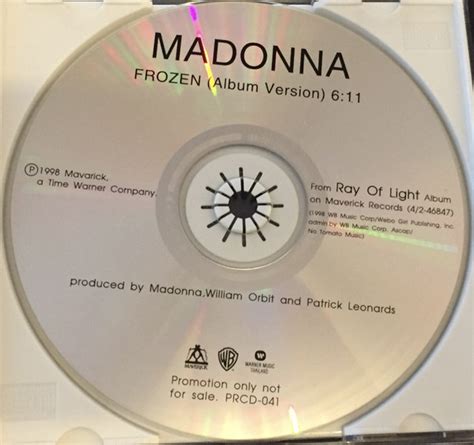 Madonna Frozen Cd Discogs