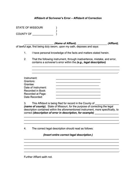 Affidavit Form Fill Online Printable Fillable Blank Pdffiller