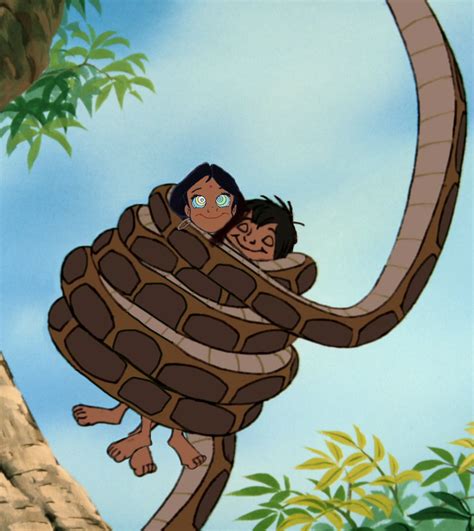 Mowgli And Shanti Sleeping In Kaa S Coils 2 By Swedishhero94 On Deviantart